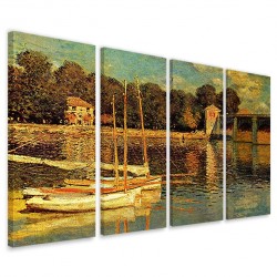 Quadro Poster Tela Claude Monet V 160x90