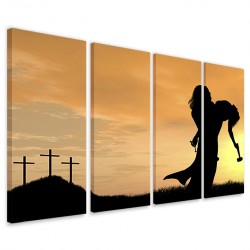 Quadro Poster Tela Cristo 160x90 - 1