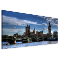 Quadro Poster Tela Bing Bang London 40x90 - 1