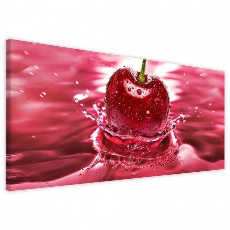 Quadro Poster Tela Panoramic Cherries 40x90 - 1