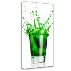 Quadro Poster Tela Green Cocktail 90x40
