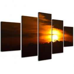 Quadro Poster Tela Tramonto / 048 120x90