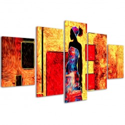 Quadro Poster Tela Ethnic VI / 027 200x90