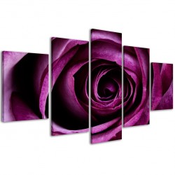 Quadro Poster Tela Violet Rose / 012 200x90