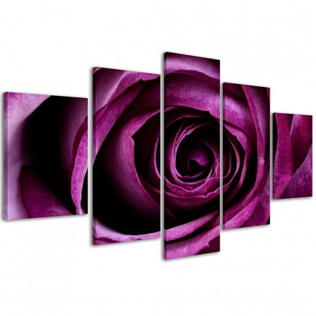 Quadro Poster Tela Violet Rose / 012 200x90 - 1
