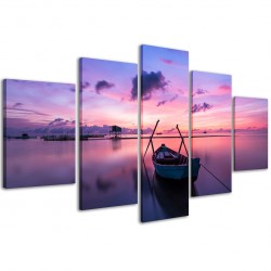 Quadro Poster Tela Sunset II / 014 200x90 - 1