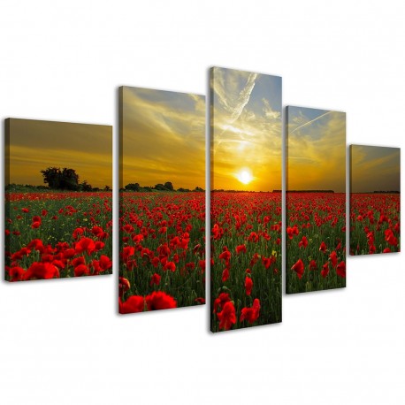 Quadro Poster Tela Sunset III / 015 200x90 - 1