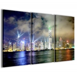 Quadro Poster Tela City Bright Lights 120x90