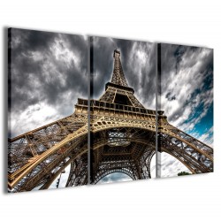 Quadro Poster Tela Eiffel Tower France 120x90 - 1