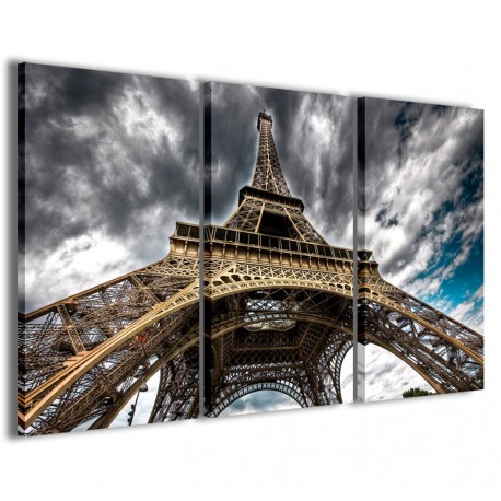 Quadro Poster Tela Eiffel Tower France 120x90 - 1