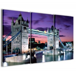 Quadro Poster Tela London Tower Bridge 120x90 - 1