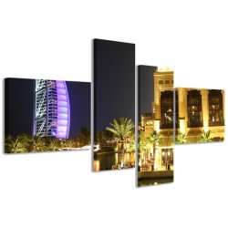 Quadro Poster Tela Dubai 160x70 - 1