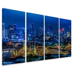 Quadro Poster Tela Bangkok 160x90