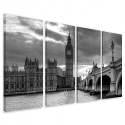 Quadro Poster Tela Big Bang London 160x90