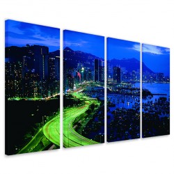 Quadro Poster Tela City Angel 160x90