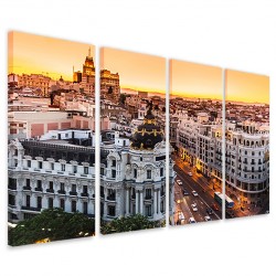 Quadro Poster Tela Madrid 160x90 - 1