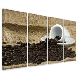 Quadro Poster Tela Coffe' V 160x90