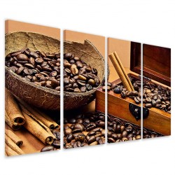 Quadro Poster Tela Coffe' VI 160x90