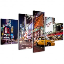 Quadro Poster Tela Times Square / 082 200x90