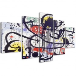 Quadro Poster Tela Joan Miro' / 086 - 1