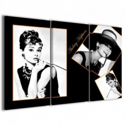 Quadro Poster Tela Audrey Hepburn 100x70 - 1