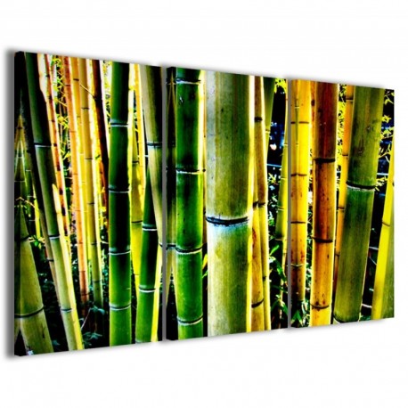 Quadro Poster Tela Bambu Detail 100x70 - 1