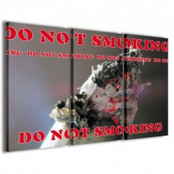 Quadro Poster Tela Do Not Smoking 100x70 - 1