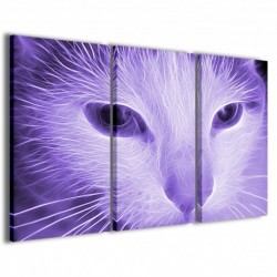 Quadro Poster Tela Surreal Cat 100x70 - 1