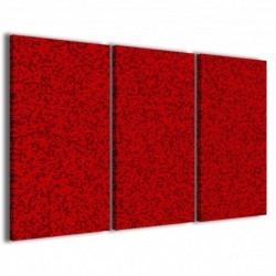 Quadro Poster Tela Abstract Red 100x70