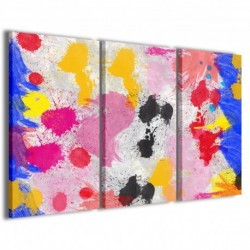 Quadro Poster Tela Abstract Splash 100x70 - 1