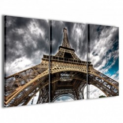 Quadro Poster Tela Eiffel Tower France 100x70 - 1