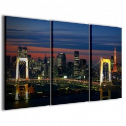 Quadro Poster Tela Japan Bridge 100x70 - 1