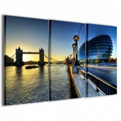 Quadro Poster Tela London Tower Bridge II 100x70 - 1