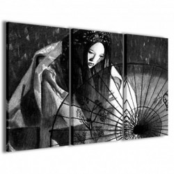 Quadro Poster Tela Geisha 100x70 - 1