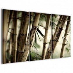 Quadro Poster Tela Oriental Bamboo 100x70