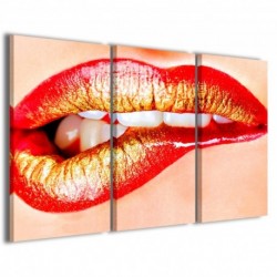 Quadro Poster Tela Sexy Lips 100x70 - 1
