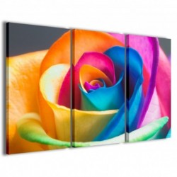 Quadro Poster Tela Color Rose 100x70 - 1