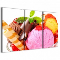 Quadro Poster Tela Ice cream IV 100x70