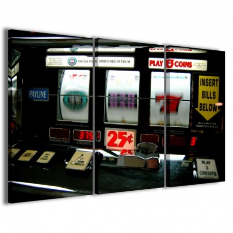 Quadro Poster Tela Slot Machine 100x70 - 1