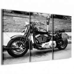 Quadro Poster Tela My Harley Davidson 100x70