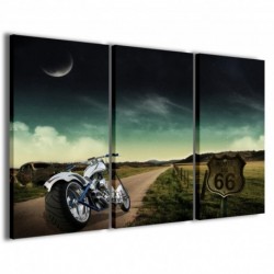 Quadro Poster Tela Harley Davidson Road 100x70