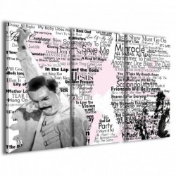 Quadro Poster Tela Freddy Mercury Remeber 100x70