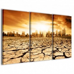 Quadro Poster Tela Desert City 100x70 - 1