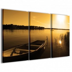 Quadro Poster Tela Morning On The Lake 100x70