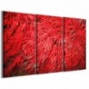 Quadro Poster Tela Red Foliage 100x70 - 1